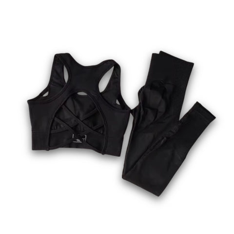 Дамски спортен комплект Slim две части (къс) (1+1)