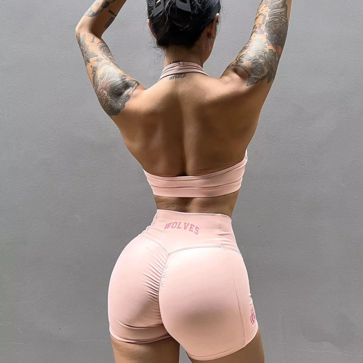 Women's Wolves Two-Piece Yoga Set (1+1)