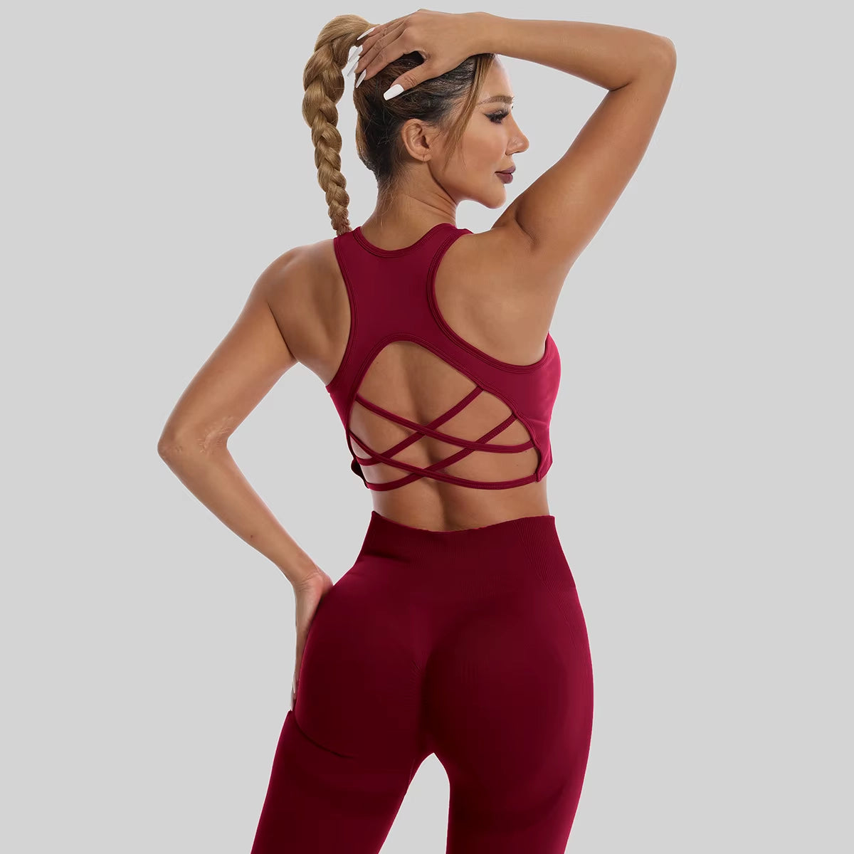 Women's Slim Sport Two-Piece Short Set (1+1)