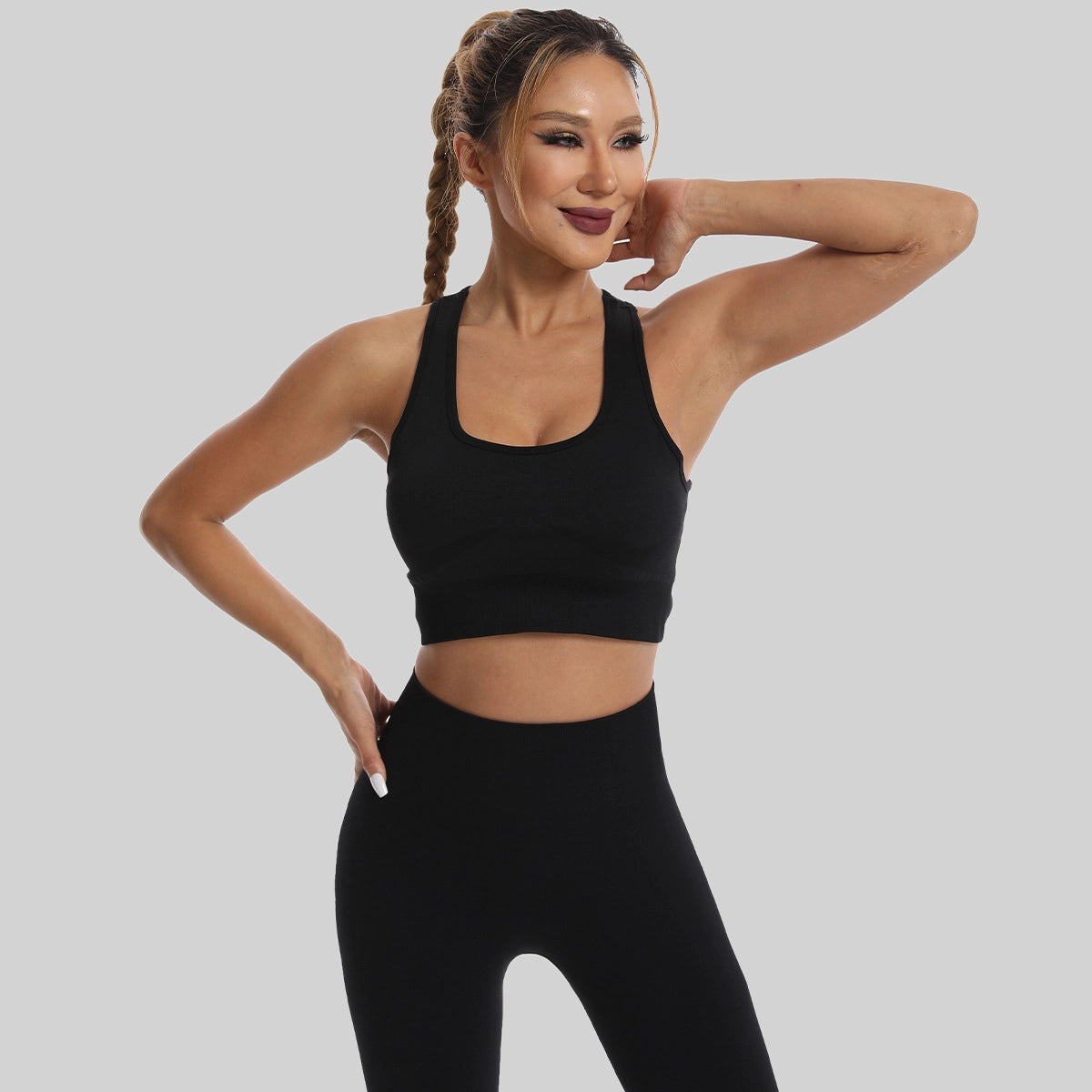 Women's Slim Sport Two-Piece Short Set (1+1)