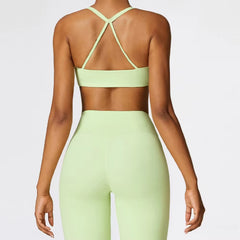 Women's Quick Dry Yoga Bra (1+1)