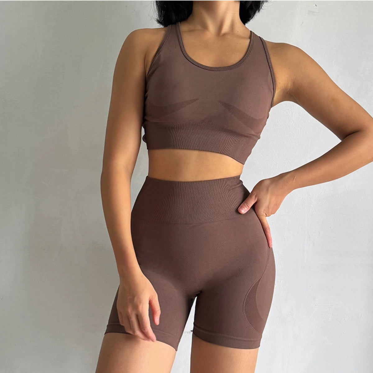 Women's Slim Sport Two-Piece Long Set (1+1)