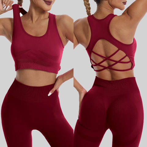 Дамски спортен комплект Slim две части (къс) (1+1)