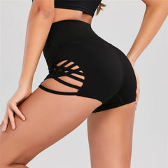 High-Waist Yoga Shorts (1+1)