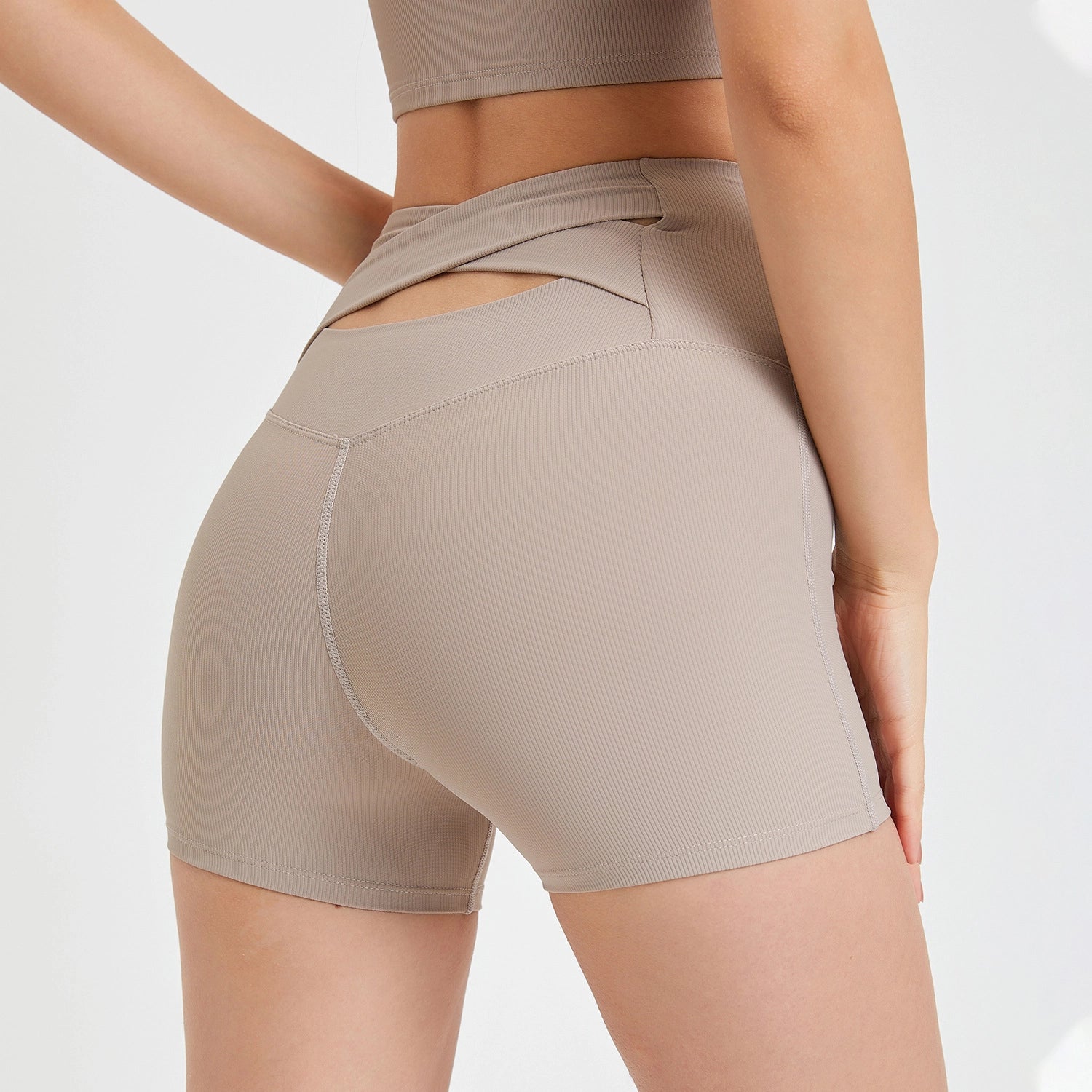 Women's Cross-Waist Shorts (1+1)