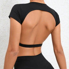 Women's Cut-Back Two-Piece Yoga Set (1+1)