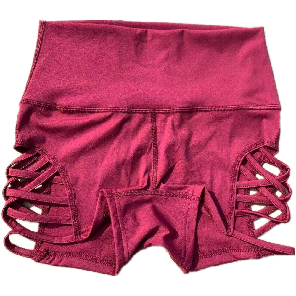 High-Waist Yoga Shorts (1+1)